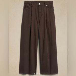 HIGH-RISE WIDE-LEG CROPPED JEAN - Banana Republic